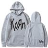 Korn Rock Band Letter Hoodie Men Women Hip Hop Harajuku Hoodies Leisure High Street Sweatshirt Autumn Winter Unisex Sweatshirts