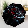 1pc Gothic Rose with Blood Droplets Umbrella with Plastic Handle,Suitable for All Seasons UmbrellaPT557