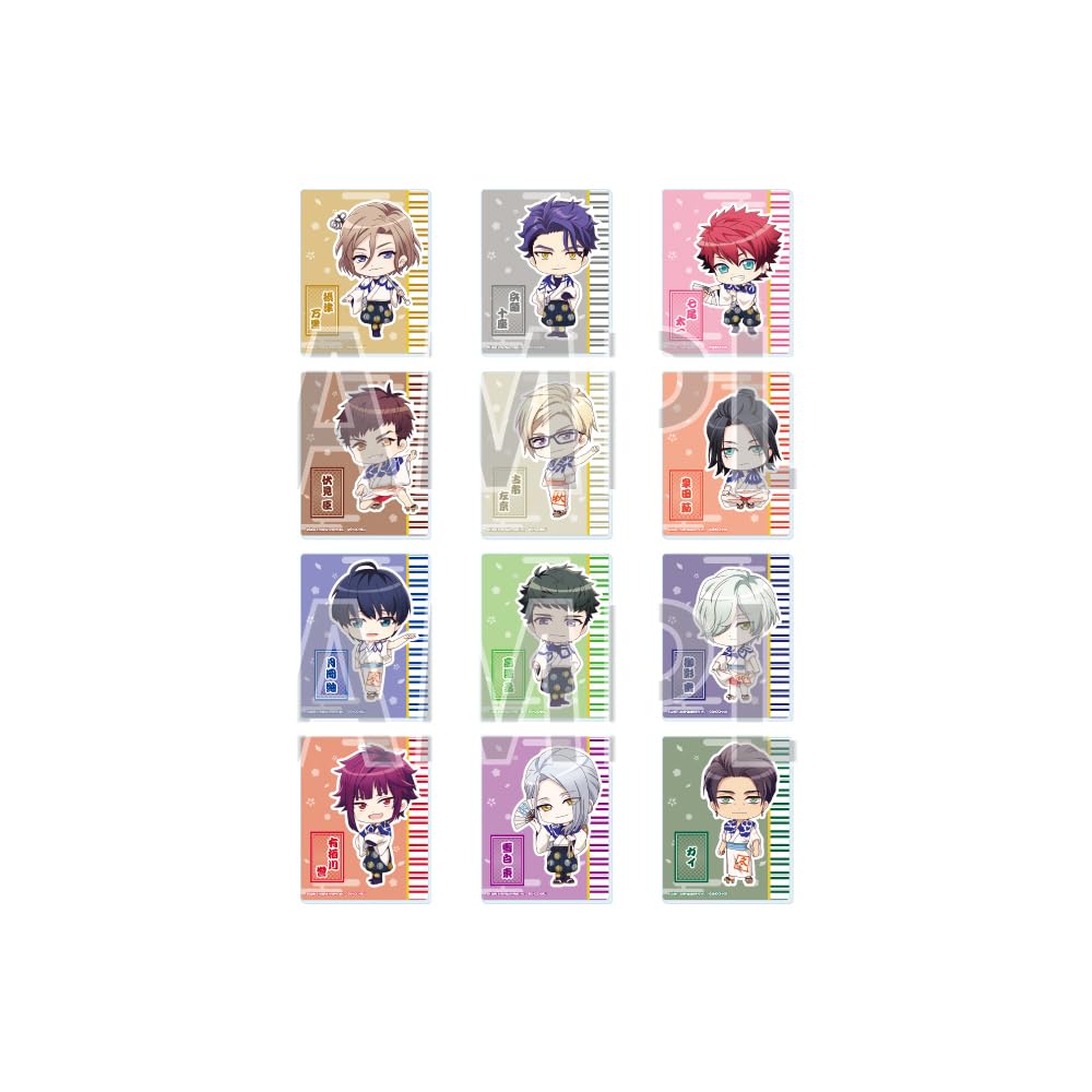 A3 x Кабуки 03 [Иллюстрация мини-персонажей] Полный набор акриловых карточек (Коробка из 12 штук)