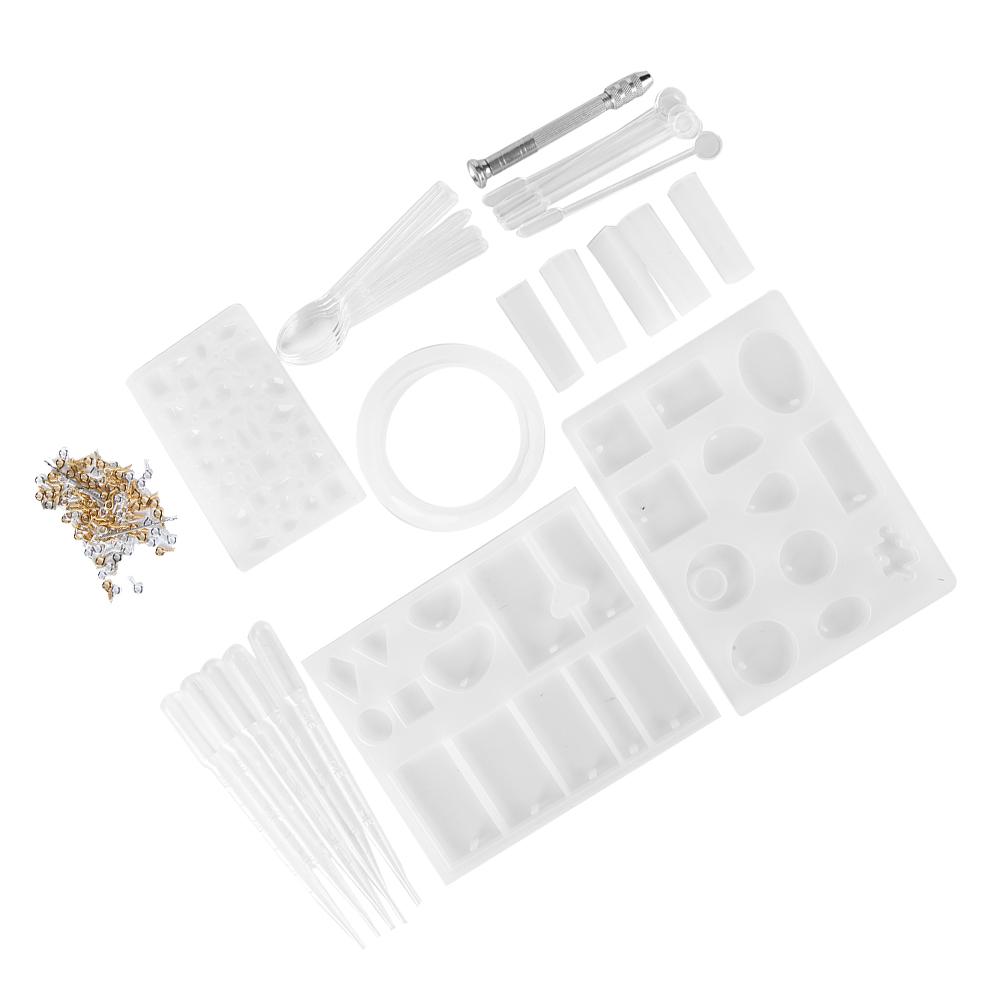 Silicone Bracelet Casting Molds DIY Craft Jewelry Pendant Making Mold Set Accessory