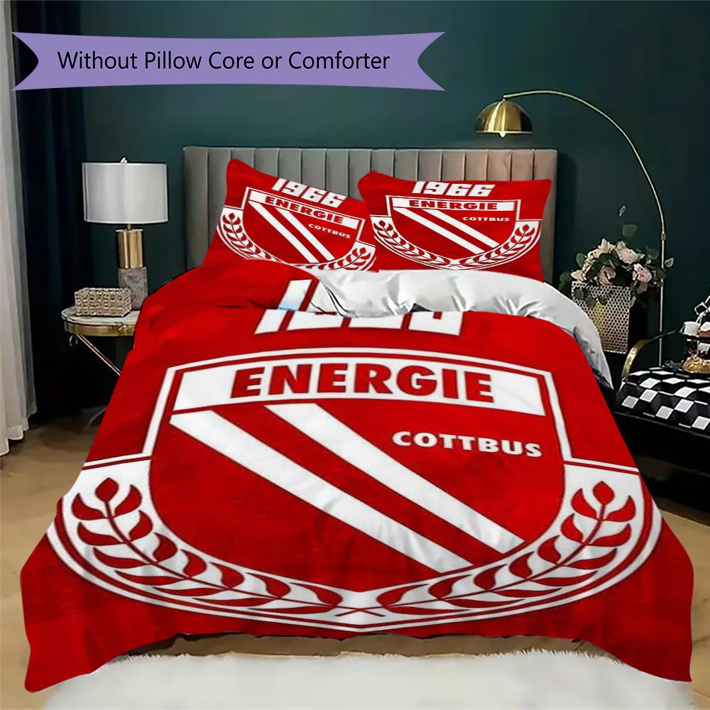 Energie Cottbus Set Lenzuola con Fantasia Copripiumino Federa Decorazione per la Casa Regalo di Compleanno (1 * copripiumino + 2 * federe senza imbottitura)38