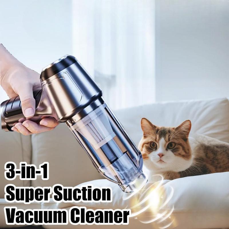 2024 New 95000PA Original DE Cordless Powerful Vacuum Cleaner Portable Cleaning Mini Powerful Auction Machine Cleaning Home Car Handheld Hair Dryer