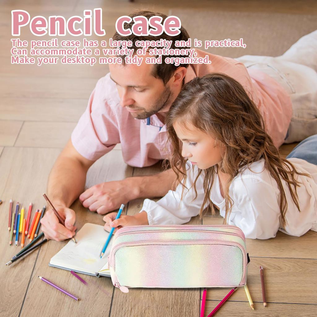 High-value Japanese Style Large-capacity Pencil Case Korean Version Junior High School Student Canvas Stationery Bag Boys And Girls Cute Pencil Case