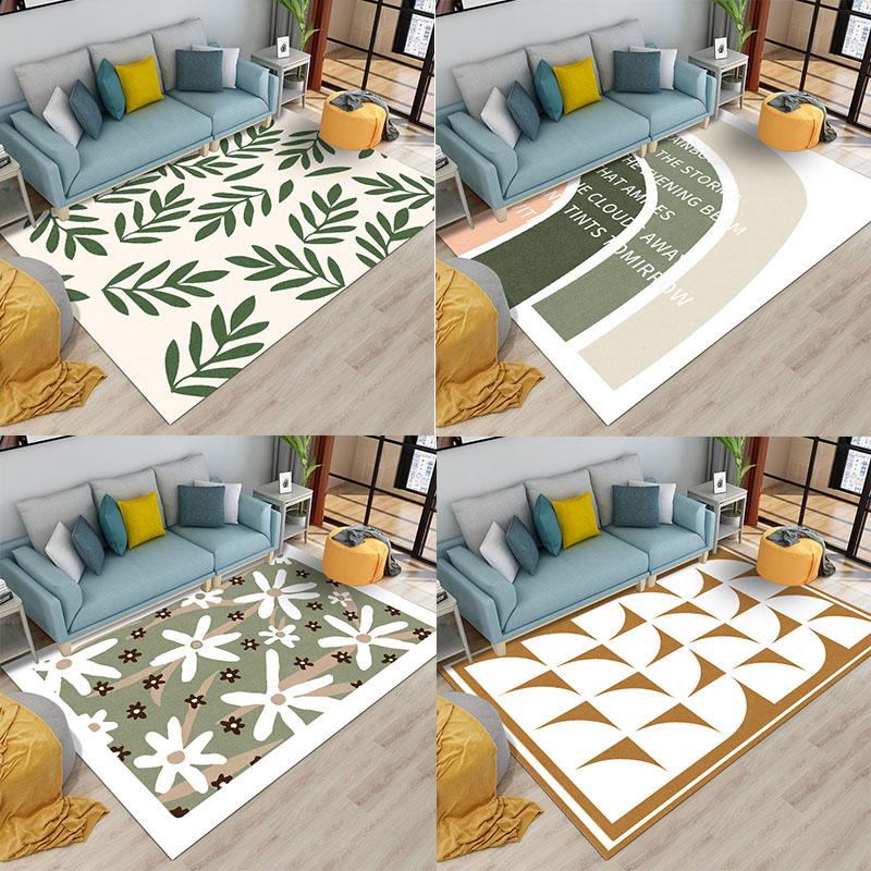 

Ковер для гостиной, диван, журнальный столик, коврик для дома, современное минималистское украшение, ковер для спальни, можно стирать