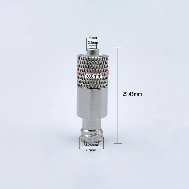 1 Stück Pneumatischer Edelstahl Luer-Lock Verlängerungsadapter Metallgewinde Spritzenverbinder Stecker auf Buchse Luer-Lock Anschluss