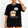Existential Bread Funny Toast Pun Graphic Women Casual Cotton T Shirt Short Sleeve Crewneck Tees Funny Anxiety Food Humor Tees