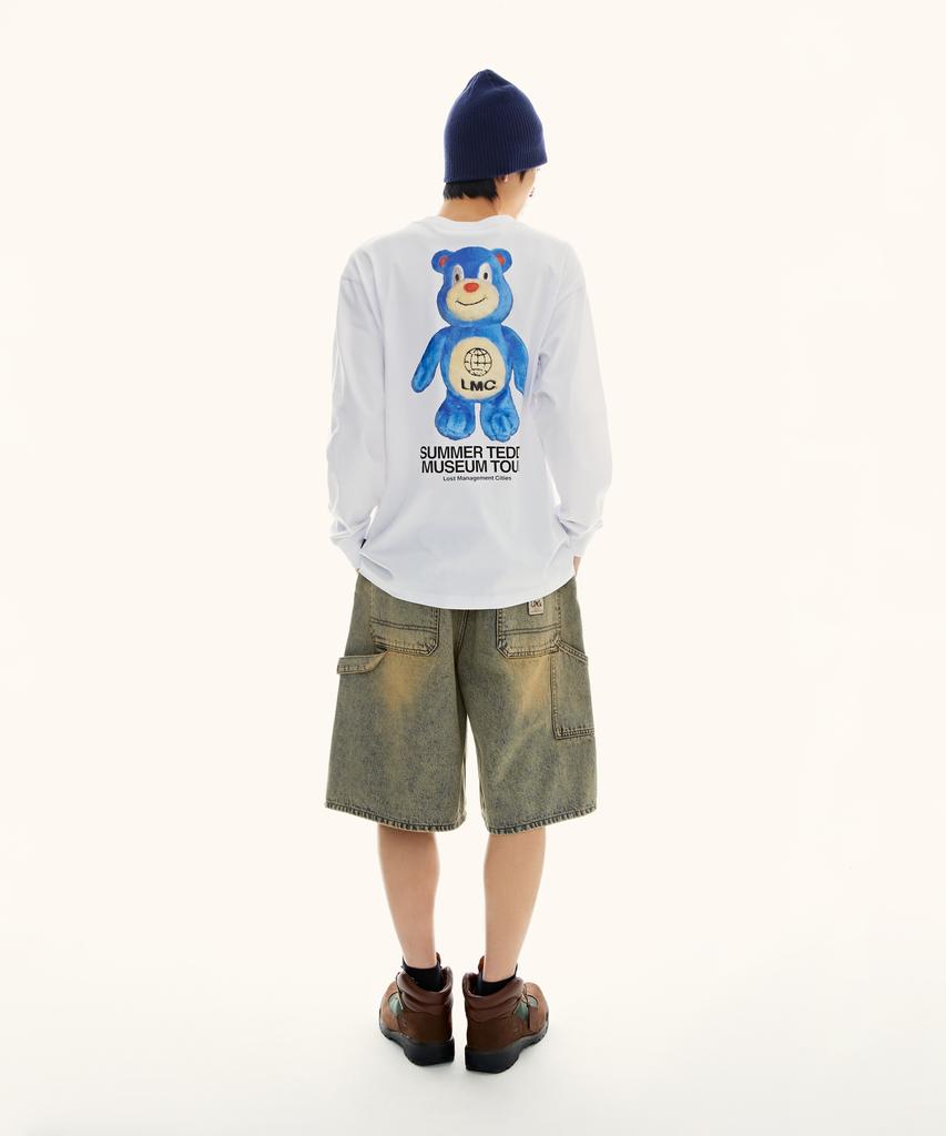 LMC Summer Teddy Museum Tour Long Slv Tee Black
