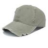 Ripped Brim Hole Baseball Cap Visor Sunscreen Hats Vintage Streetwear Sun Hat  For Man Women Unisex