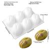 Moldes de Silicone 3D para Bolo de Mousse de Frutas: Pera, Maçã, Abacaxi, Pêssego, Durião, Framboesa.