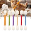 6PCS Felt Giant Swabs Cat Toy Soft Interactive Kick Stick Creative Kitten Toy  Cat Lovers