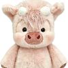 Plush Animal 23.6Inch Cuddly Soft Bedtime Soothing Plush Cow Animal Running Doll for Boys Girls Teens Friends Girlfriend Couples