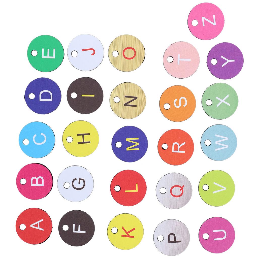 26PCS Beehive Numbered Tag Marker with Hole Round Beehive Label Beekeeping Accessory for Garden