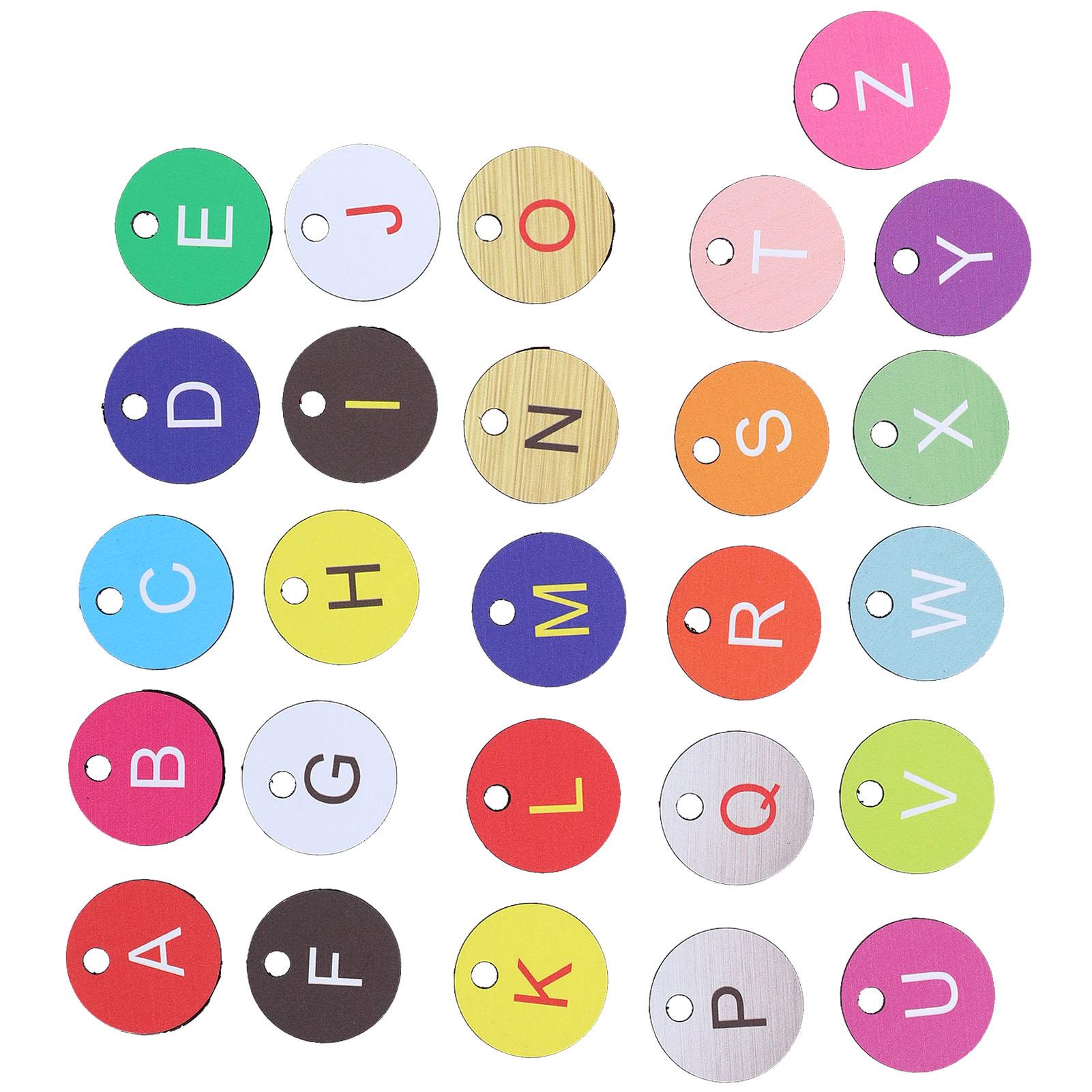 

26 шт. Маркер с номером для улья с отверстием, Круглая бирка для улья, Пчеловодческий аксессуар для сада Type 1