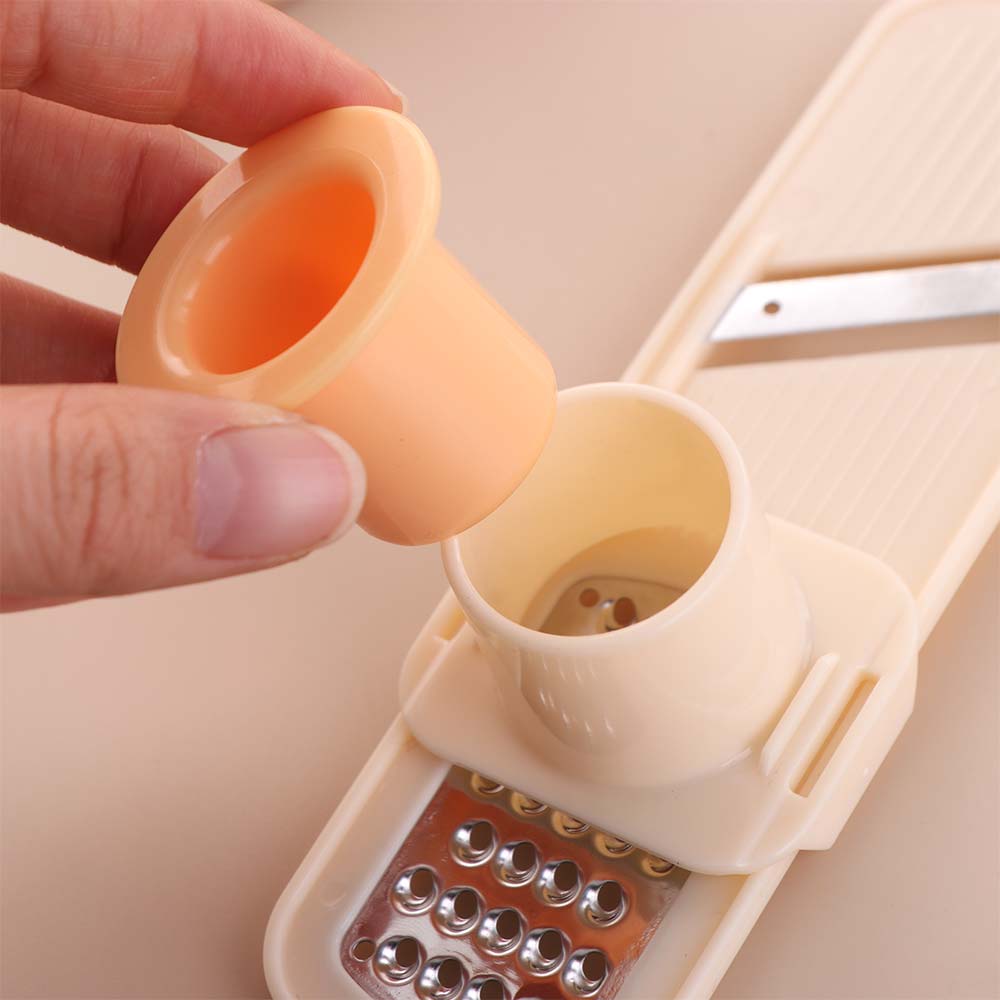 3 in 1 Knoblauchmühle Präzisionsschneiden Knoblauchschneidemaschine Haushalt Ingwermühle Küche