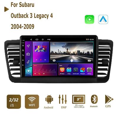Autoradio Android pour Subaru Outback 3 Legacy 4 2004-2009 lecteur multimédia Navigation GPS 2 din stéréo