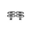 8P Gloss Black Exterior Side Door Handle Bowl Cover Trim For Toyota Sienna 21-23