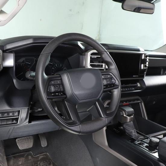Matte Black Steering Wheel Button Cover Trim For Toyota Tundra -24