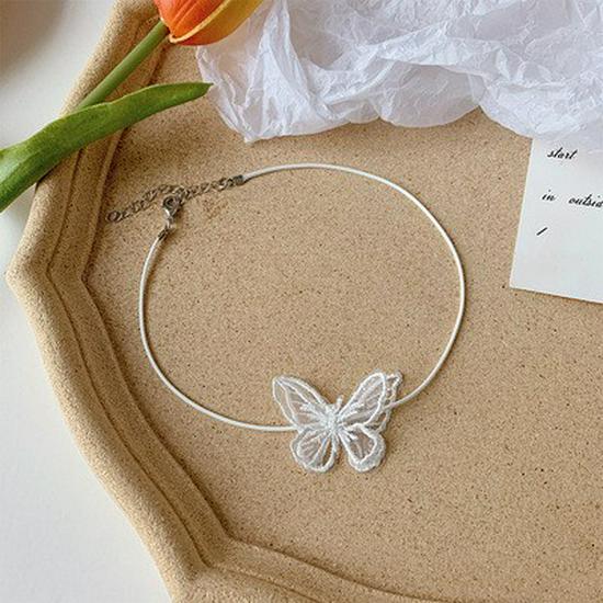 Black Lace Fairy Choker: Japanese & Korean Style Necklace