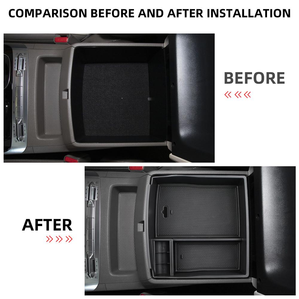 Car Armrest Storage Box for KIA Carnival YP 2015 - 2019 Center Console Organizer Tray Container Accessories