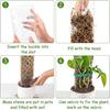 4pcs Plant Moss Pole Indoor Moisture Retention Stackable Transparent Monstera Plant Support Moss Stick Help Plants Grow upwards