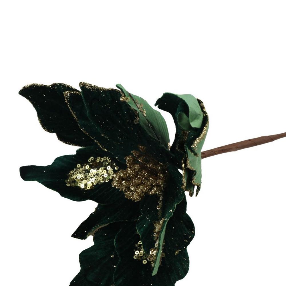 Hanging Glitter Xmas Flower Beautiful Simulation Handmade Flowers Party Supplies