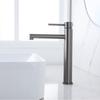 Basin Faucet Bathroom Hot and Cold Single Lever Sink Faucet 304 Stainless Steel Brush Gold Sink Faucet