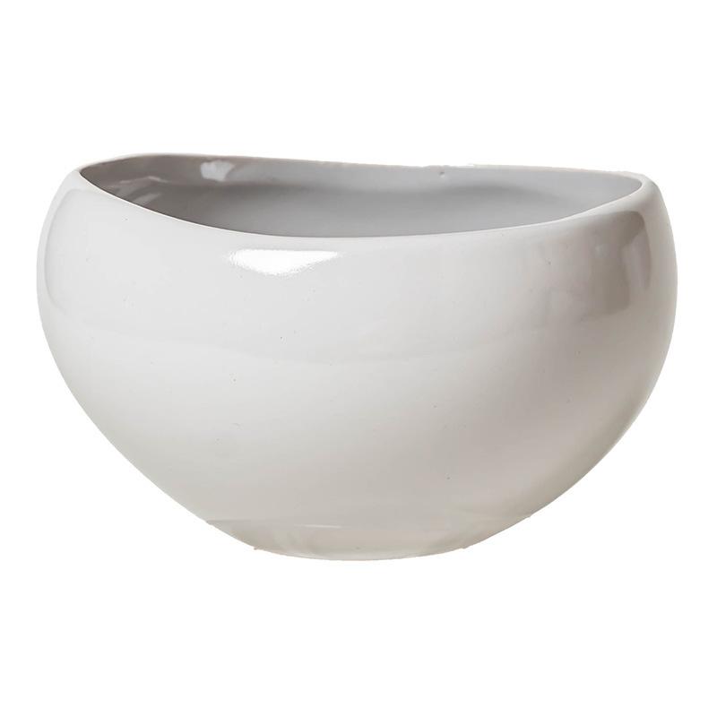 Solid Color Ceramic Special-Shaped Bowl Household Simple Tableware Rice Bowl Small Bowl Restaurant Creative Salad Bowl Dessert Bowl