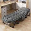 Portable Office Folding Bed - Durable Iron Frame, Adjustable Headrest, Multi-Use for Home, Office, and Outdoor, Ideal for Napping and Relaxation