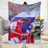 Arsenal Blanket Soft Warm Cozy Perfect for Picnics Chair Livingroom for All Seasons Playful Design Gifts For Family Or Friends