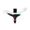 4-Minute Automatic 6-Speed Adjustable Sprinkler: Rotating 1-Inch Plastic Alloy Arm for Lawn & Garden Irrigation