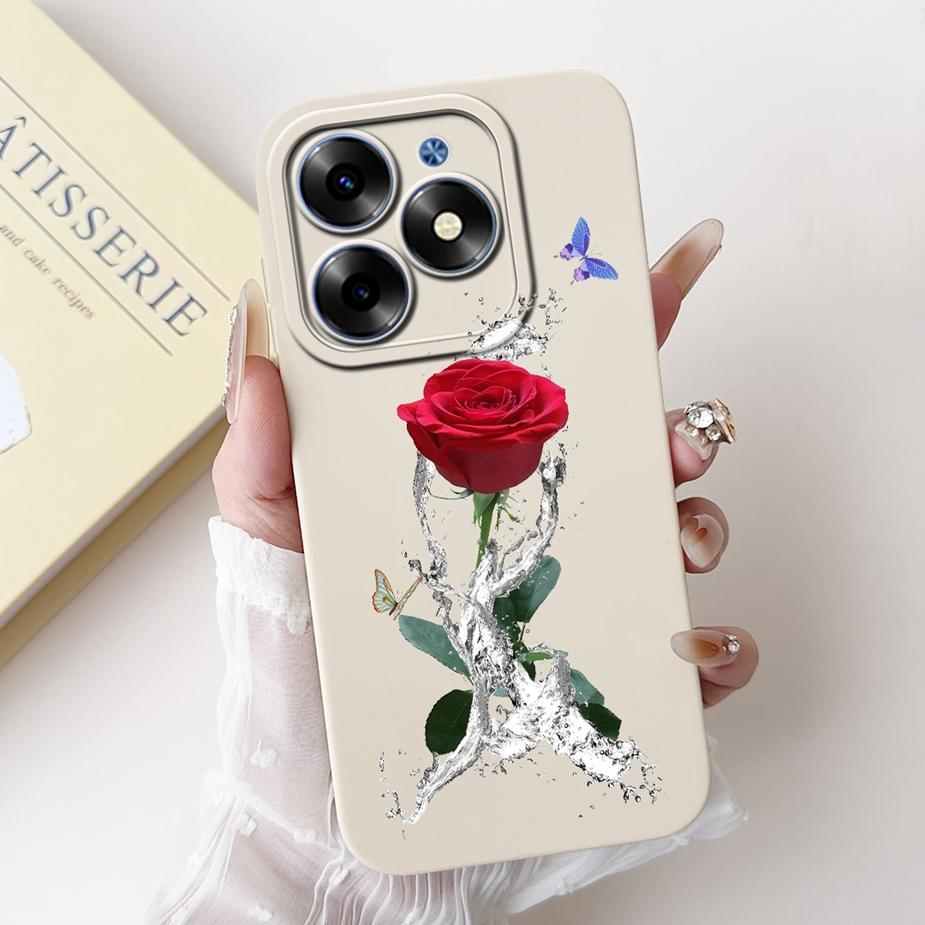 For Tecno Spark 20C Case Spark20 Pro KJ6 New Fashion Candy Painted Cover Shockproof Phone Case For Tecno Spark 20 Pro Plus Shell