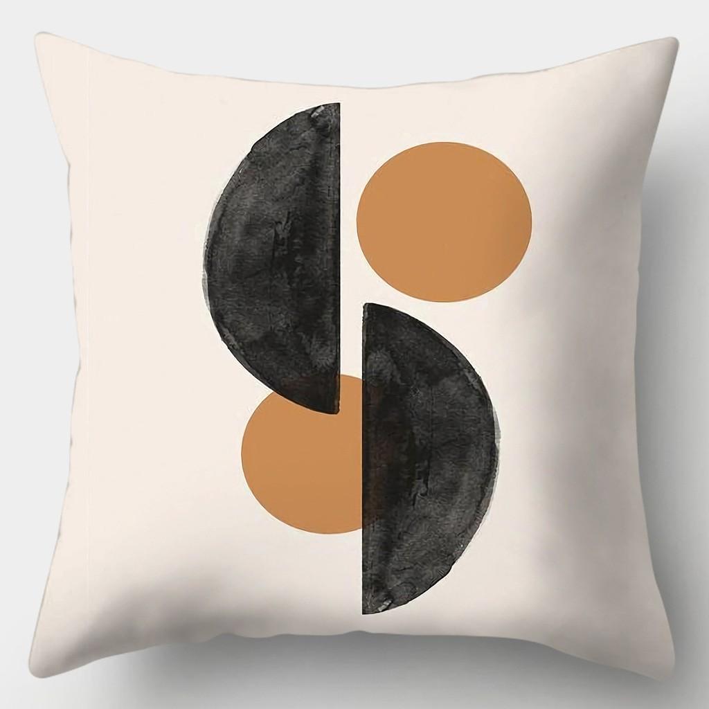 Art Drawing Style Pillowcase Square Sofa Pillowcase Abstract Main Image Cushion Cover