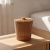 Storage Bin with Lid Decorative Household Organizer Multipurpose for Closet