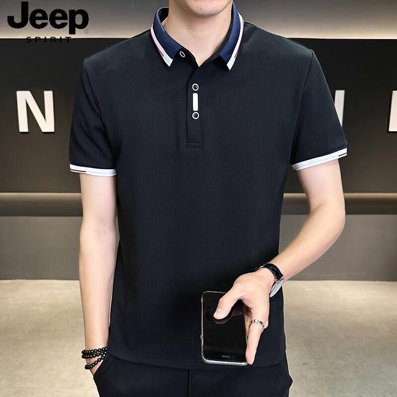 JEEP SPIRIT Men s Short Sleeve Cotton Polo Shirt XL
