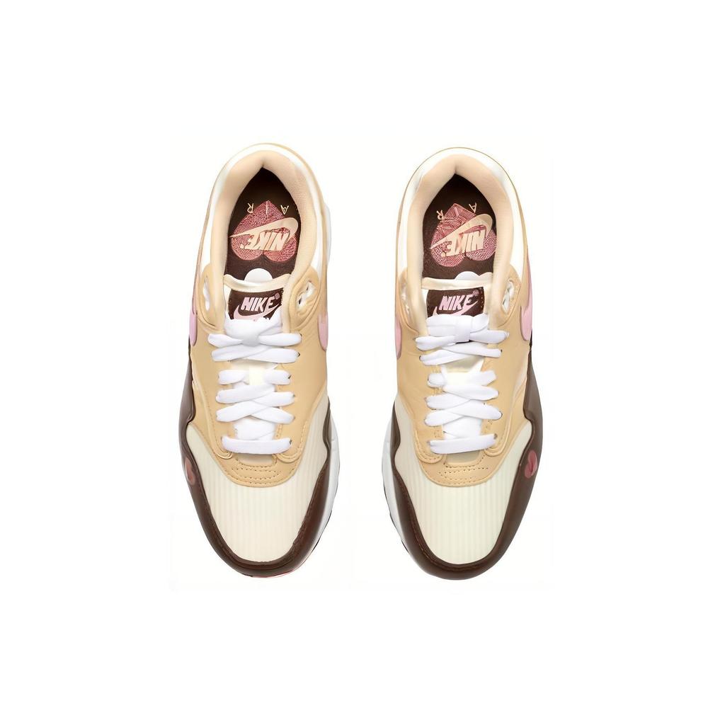 Nike Air Max 1 Valentines Day Women Sneakers Tan Sail Light-Soft-Pink FZ4346-200