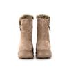 Tandy Women S Fur bootS Beige  J1559v 
