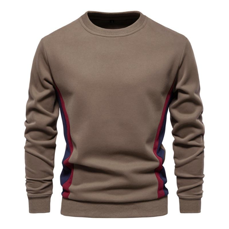 Men S Slim Fit Long Sleeve Pullover Sweatshirt Casual Style