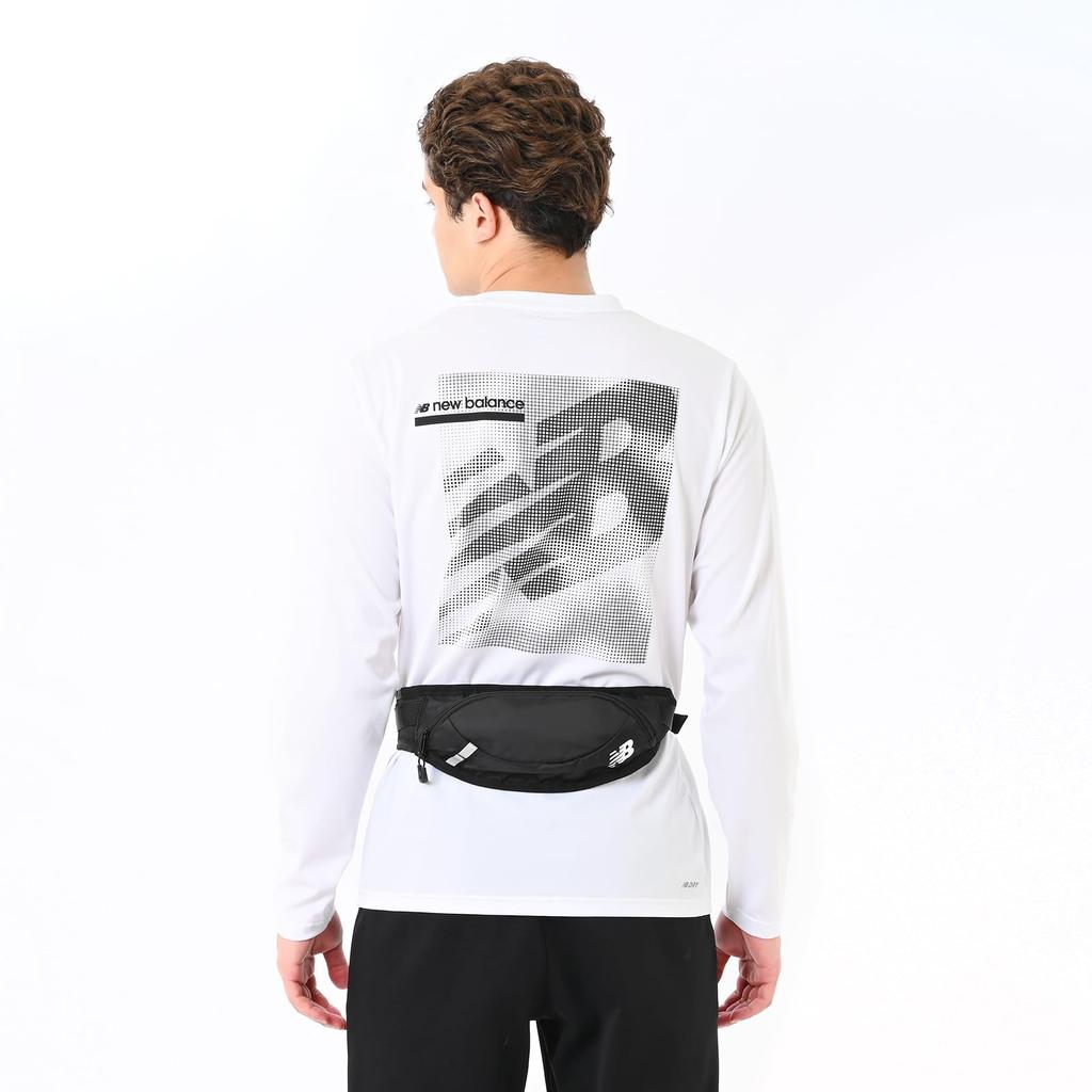 Running Pouch Waist Pouch Running Smartphone Case Bag BK [New Balance] (LAB55610) (Black)