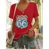 Women'S Spring And Summer Fashion Casual Short-Sleeved V-Neck T-Shirt, Leisure Daily Commuting Comfortable Fitted Women'S Easy Versatile Style T-Shirt