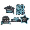 1Set Graduation Party Centerpiece Sticks Class of 2026 Graduation Table Decoration Grad Cap Centerpieces for Bouquet Accents