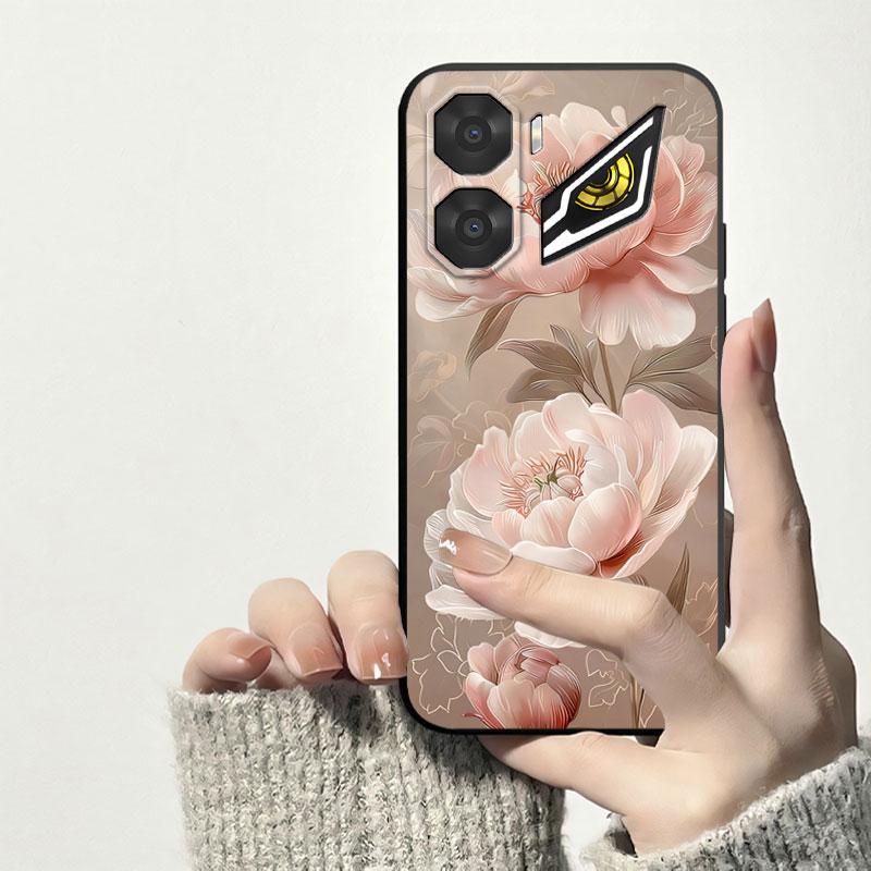 For ZTE Nubia Neo 3 GT Case Soft Silicone Bumper Back Cover For ZTE Nubia Neo 3 5G Fashion Black TPU Print Phone Case