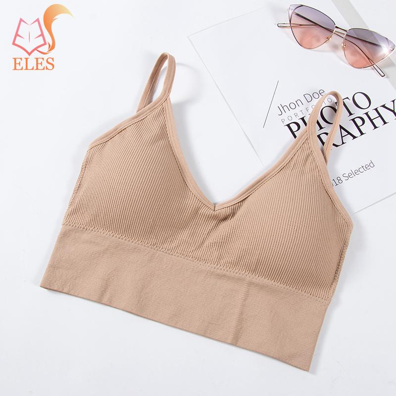 

L-2XL женский бюстгальтер жилет укороченный бюстгальтер без косточек модный жилет без рукавов на бретельках футболка плюс размер 2XL бежевый