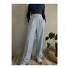 Woman White High Waist Palazzo Pants