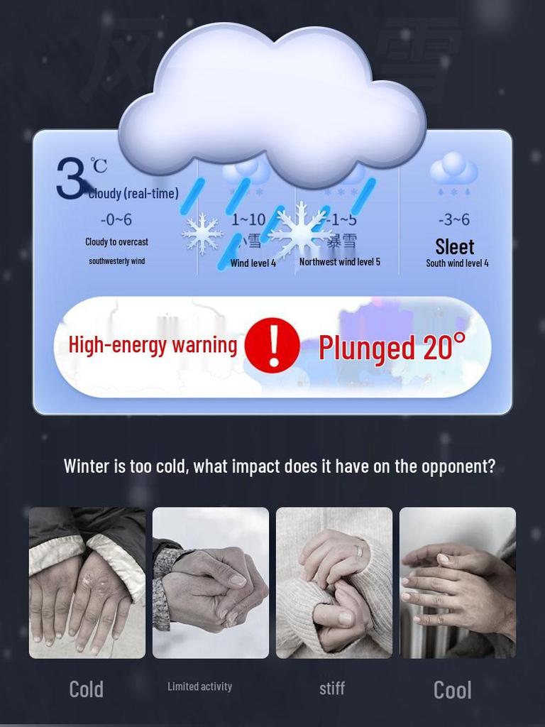Unisex Waterproof Heated Motorcycle Gloves for Winter Riding