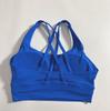 Women's Shockproof Multi-Strap Sports Bra with Chest Pad
