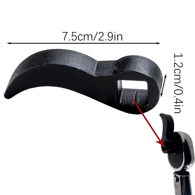 ABBY-Compact Crowbar-Adapter Mini Pry Bar Adapter Heads Tool Horn-Type Half Shaft Removal Tool For 3/8Inch Ratchet Car Repair