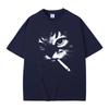 Summer New Funny Meme Smoking Cat Face Graphic T-shirt Men Women Casual Cotton Vintage T Shirts Men's T-shirts Cats Lovers Gifts