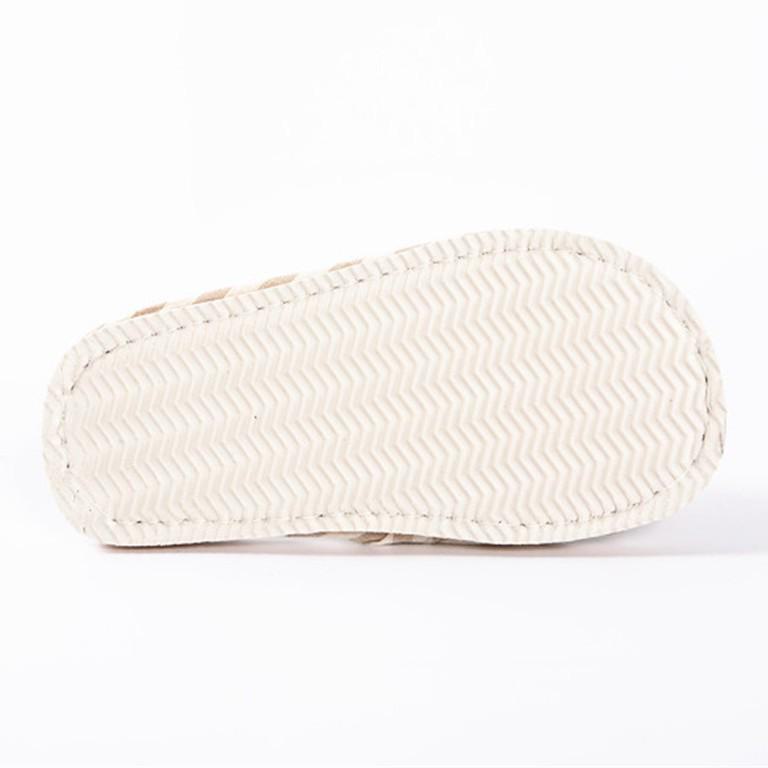 Unisex Lein-Baumwoll-Hausschuhe für alle Jahreszeiten - Ideal für Innenbereiche und Holzböden