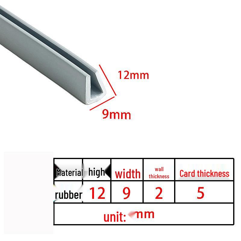 U-Shaped Rubber Anti-Collision & Edge Sealing Strip