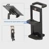 Universal Tripod Pan Head Bracket for Camera, Selfie Stick, Tablet, and Large Screen Mobile Phone